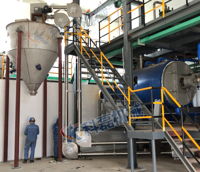 科磊不銹鋼管鏈輸送機(jī)客戶現(xiàn)場(chǎng)實(shí)拍 第1張