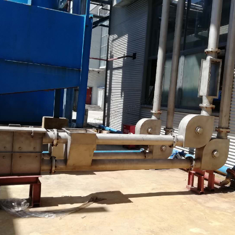 碳酸氫銨密閉管鏈輸送之路，無塵密封輸送設(shè)備，科磊碳酸氫銨管鏈輸送機 第2張